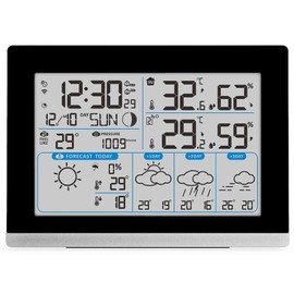 WD2100 Internet Weather Station Weather Data on Display and on Smartphone or Tablet via the App "Direct Weather"