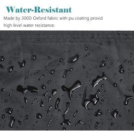 Cooler Cart Cover COOSOO Universal Outdoor Waterproof Cooler Bar Cart, Burner Covers Protective Cover Fit for Most 80 QT Rolling Cooler for Beverage Cart, Rolling Ice Chest, Party Cooler