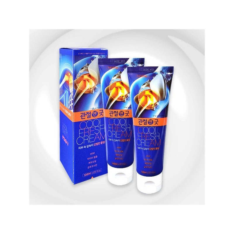 관절앤굿 크림 120mlx2개/쿨링 마사지크림 Joint & Good Cream 120ml x