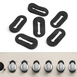 Silicone Stove Knob Safety Locks - Child Proof Oven Knob Locks (6 Pack)]