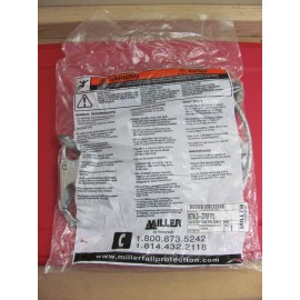 Miller NEW MILLER 907NLS SOFSTOP 6' WIRE ROPE LANYARD VINYL COAT w/ 2 SNAP HOOKS