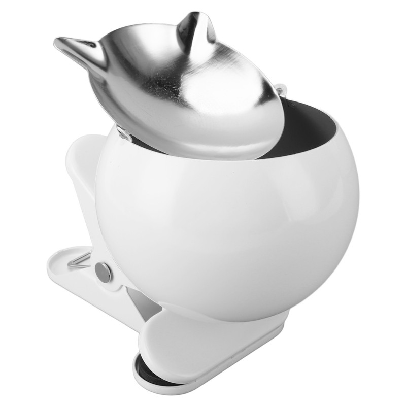 Windproof Clip Ash Tray Innovative Stylish Polished Decorative Cigar Ashtray