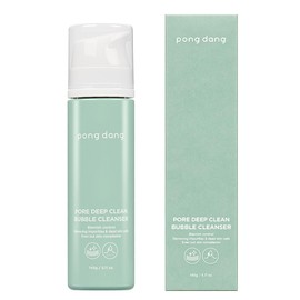 PONGDANG Pore Deep Clean Bubble Foam Cleanser 5.11 fl.oz | Gentle Calm Zero Irritation Index | 0.5% BHA | Plant Based Ingredients | Acne-Prone Skin | Made in Korea