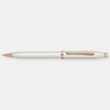 THINGS REMEMBERED Cross Century White Lacquer and Rose Gold Ballpoint