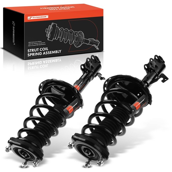 A-Premium Rear Pair (2) Complete Strut & Coil Spring Assembly