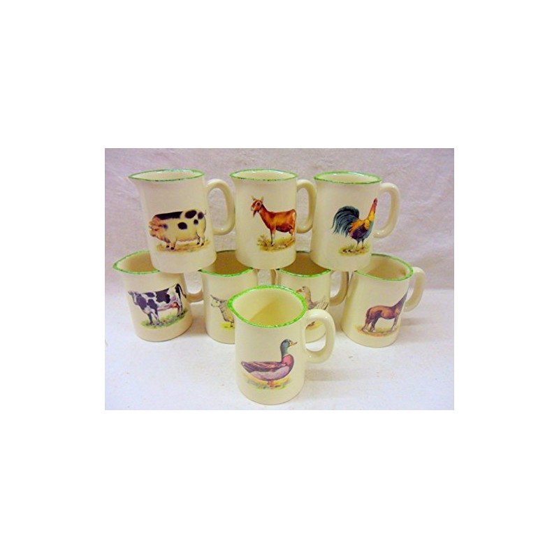 farmyard mallard design milk jug by Heron Cross Pottery.