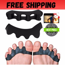 Correct Toes Adjustable Toe Spacers Toe Separators for Foot and Bunion Pain