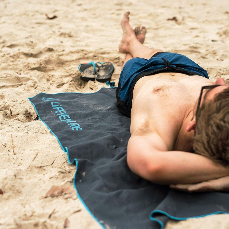 Lifeventure Trek SoftFibre Lite Towel — Compact, Lightweight Quick-Dry Sports