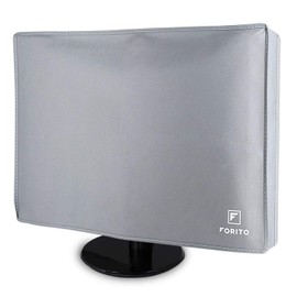 23" 24" 25" Univesal Monitor Dust Cover Scratch Resistance Nonwoven Full Body Sleeve for 23" 24" 25" Computer Monitor LED LCD Screem (Size: 24W x 18H x 3D)-Gray