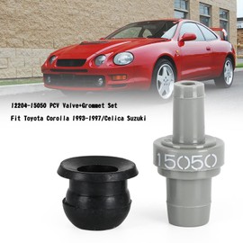 MAD HORNETS 12204-15050 PCV Valve+Grommet Set Fit for to-yo-ta Co-rol-la 1993-1997/Cel-ica Su-zu-ki