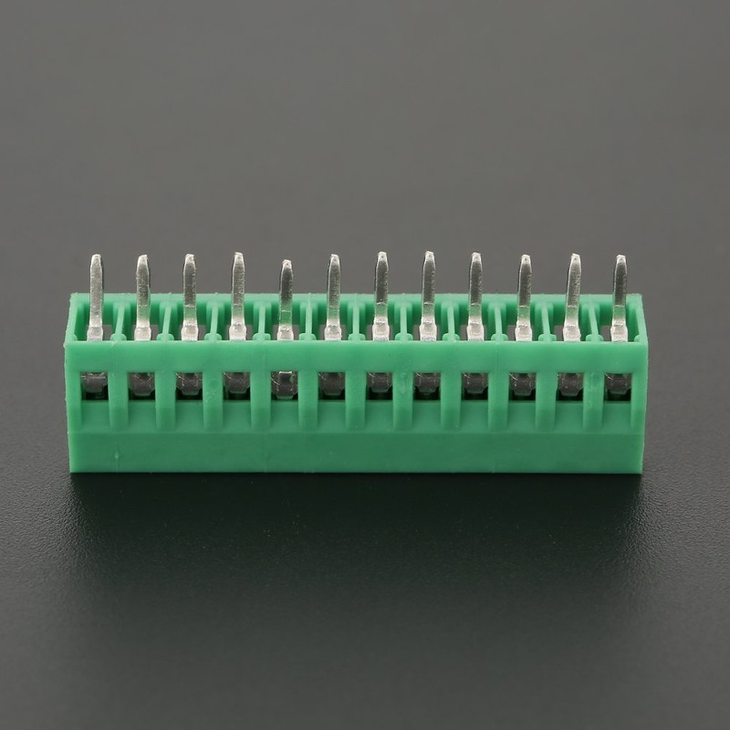 10pcs/Set 12 Pin 2.54mm Pitch PCB Screw Terminal Block Connector