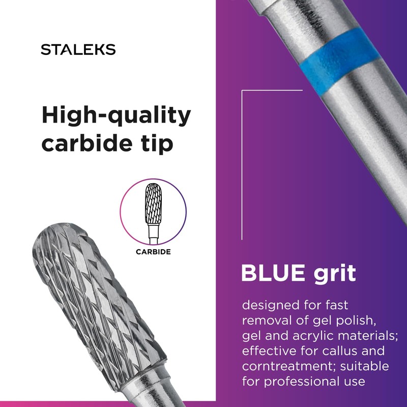 STALEKS PRO Carbide Cutter Bit - Rounded Cylinder (Blue Ring)