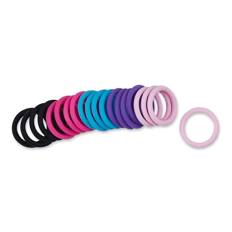 Scunci No-Slip Grip Gel Evolution Mini Ponytailers, 20-Pieces per pack