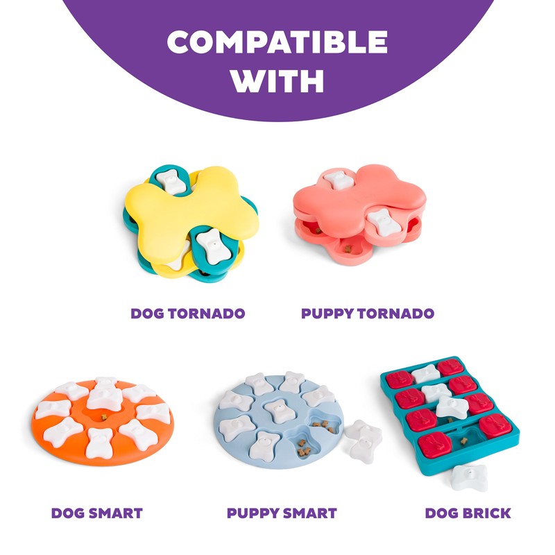 Outward Hound Nina Ottosson Bone Replacement Parts for Dog Puzzles,