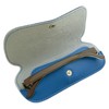 SAKAE F-20 TR700 Genuine Leather Glasses Case, blue