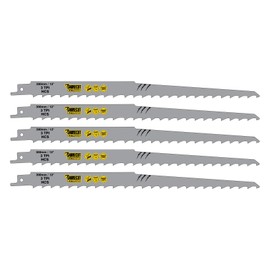 5 x SabreCut SCRS1617K_5 300mm 3 TPI S1617K Very Fast Wood Cutting Reciprocating Sabre Saw Blades