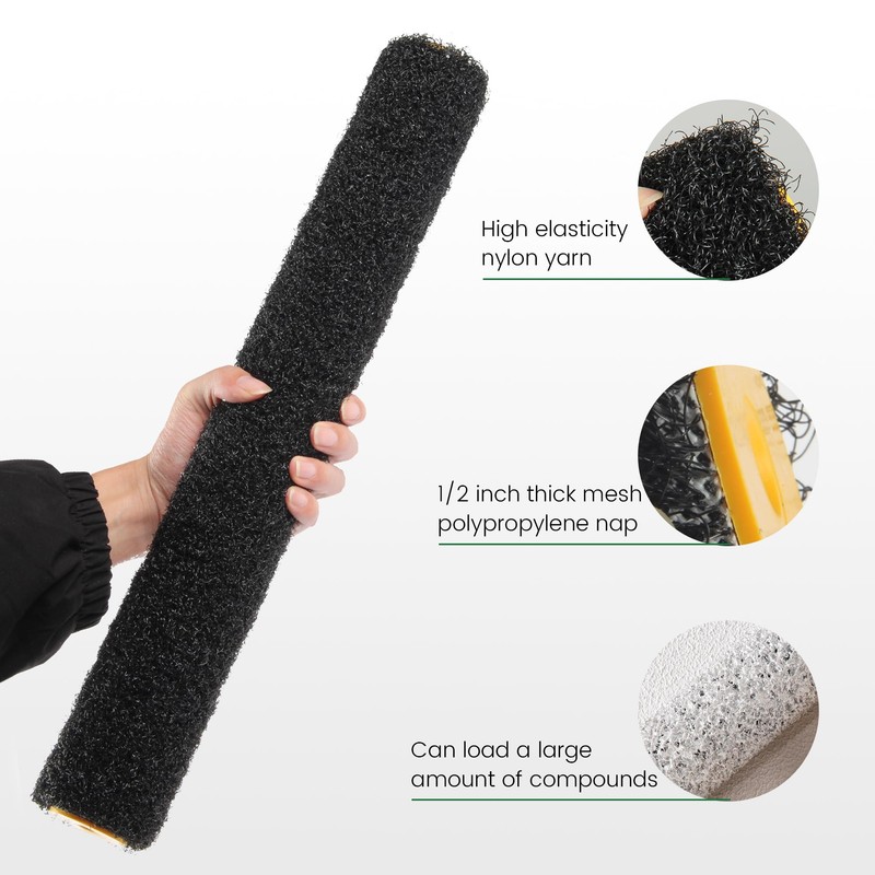 VOOMEY 18 Inch Drywall Compound Roller,Drywall Mud Roller,Ideal for Large