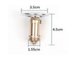 Washbasin automatic form-up daily water stopper brass material popup 2ea