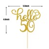 Hello 50 Cake Topper - 50th Birthday / 50th Wedding