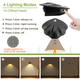 LED Nachtlicht mit Bewegungsmelder, USB Aufladbar Dimmbar Nachtlicht Kinder, 2er Akku kabellos Nachtlampe, Magnetische Installation Night Light für Schlafzimmer, Treppenhaus Badezimmer Schrankbe Flur