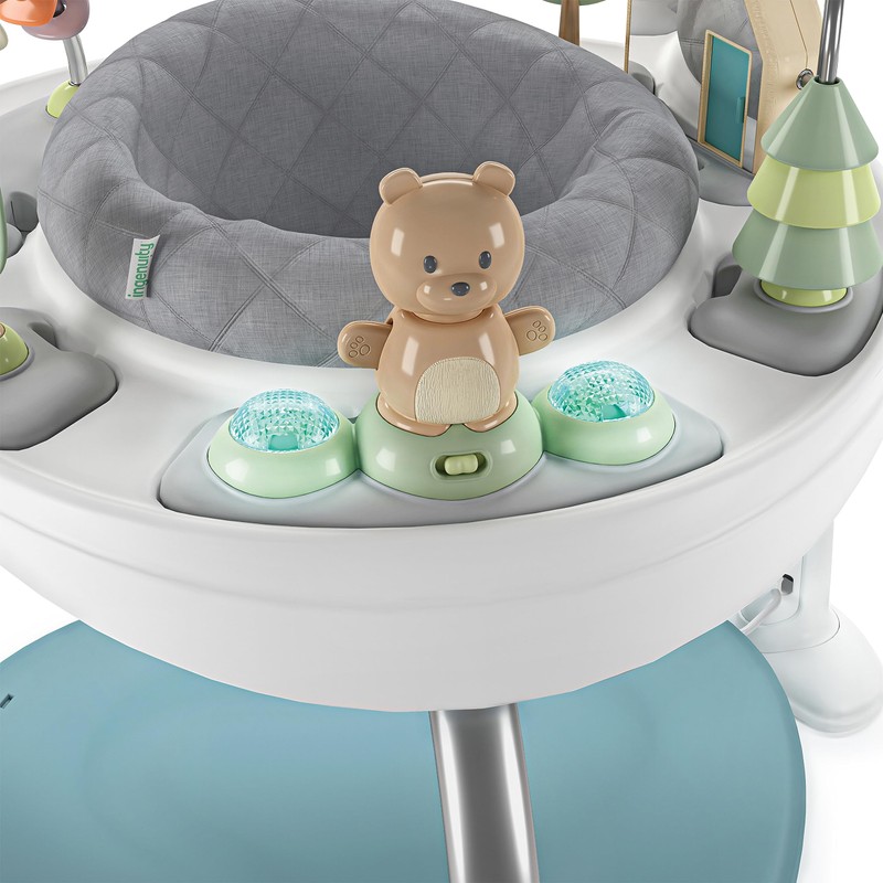 Ingenuity Spring & Sprout 2-in-1 Baby Activity Center Jumper and