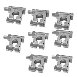 Car Battery Terminals, 4 Pairs Top Post Battery Cable Connector, Negative and Positive Heavy Duty Terminal Set for Marine, Car, Boat, RV and Truck (8PCS)