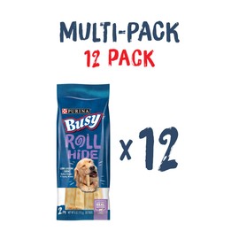 Purina Busy Rollhide Large Dog Treats - (4) 2 ct. Pouches