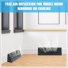 Landhoow 4 Pcs 15 Inch Baseboard Diffuser Register (Duct Opening