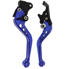 Clutch and Brake Lever Set, Metal Motorcycle Brakes - Adjustable Rust-Proof Motorbike Handlebar Brake Lever for Clear Shifting