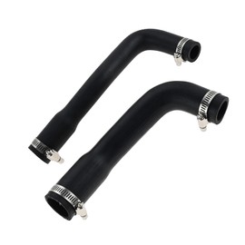 gohantee Fuel Filler Hose and Vent Hose Kit Compatible with Jeep Wrangler YJ 1987-1995 20 Gallon Plastic Tank, Replaces 52040079 52040081, 2 Pcs with 4 Clamps