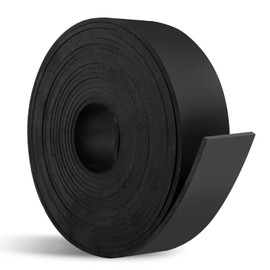 Rubber Strip Neoprene Sheet Solid Rubber Strips for Weather Seal Pads Floor Covering Vibration Protection Gasket DIY Leveling ((50mm(W)×2mm(T)×3m(L)))