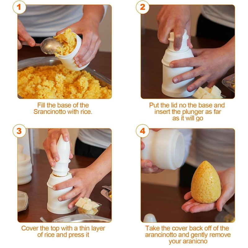 2 x 160 g Arancini Maker Mould, Rice Ball DIY
