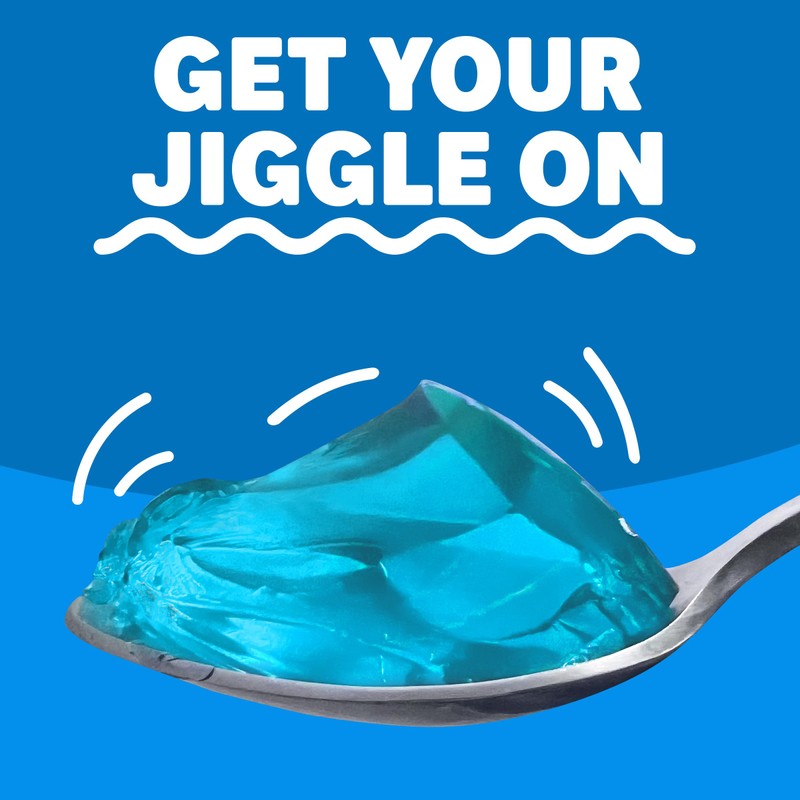 JELL-O Berry Blue Gelatina postre Mix (6 oz caja)
