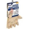 North American Health + Wellness Magnetic Therapy Gloves-Tan-Large