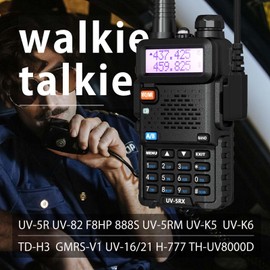 WINDINGTOK Speaker Microphone PTT Handheld with Headphones Jack Compatible with UV-5R UV-82 F8HP 888S 5R Plus UV-K6 UV-K5 GT-3TP GT-5TP H-777walkie talkies