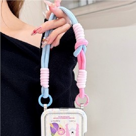G&G Colorful Cell Phone Strap with Tag Holder and Rope GS002410 Colorful Cell Phone Strap Orange 5ea