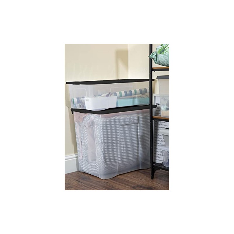 Wham Crystal Clear Plastic Storage Box