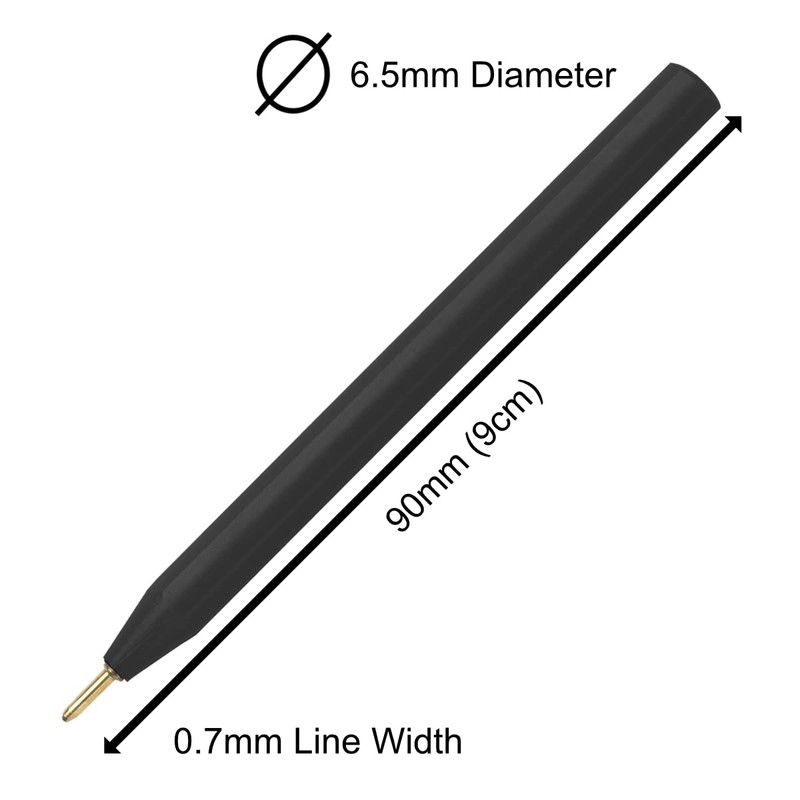 Essential Arts 288 x Black Jotta Pen for Golf, Bookies,