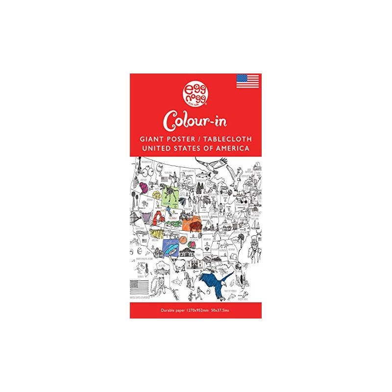 Eggnogg Christmas Colour-In Tablecloth