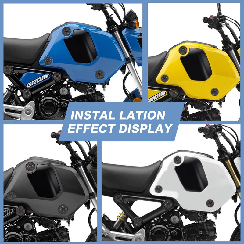 INKUDRI 2023 Grom Fairing Garnish Washer Half Set 2022 Grom