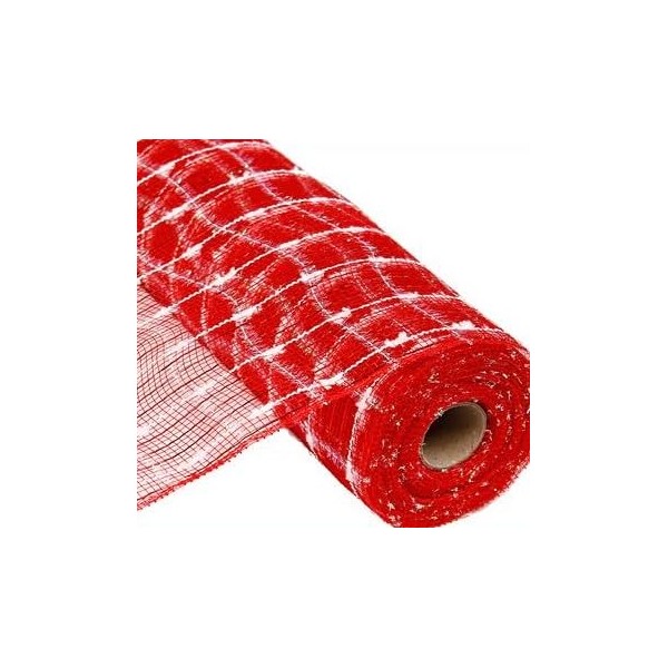 Poly Deco Mesh for Making Festive Wreaths and Tree Decorations,