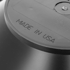 ASR Outdoor 11 Inch Heavy Duty Single Riffle Gold Pans Made in USA, Black