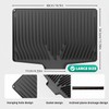 CIEO Silicone Dish Drying Mat for Kitchen Counter, Slope Fast