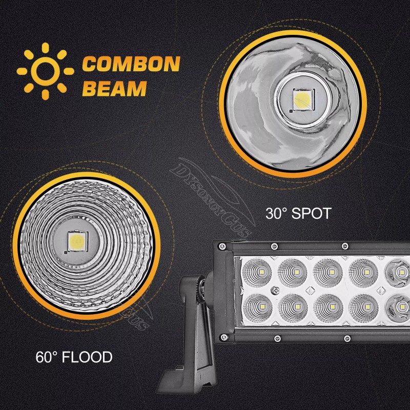 DY Lower Bumper 22" Fog LED Spot Flood Light Bar