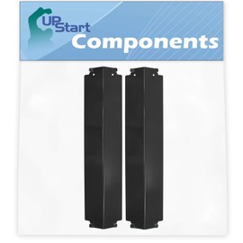 2-Pack BBQ Grill Heat Shield Plate Tent Replacement Parts for Coleman G52203 - Compatible Barbeque Porcelain Steel Flame Tamer, Guard, Deflector, Flavorizer Bar, Vaporizer Bar, Burner Cover 16"