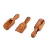 Olive Wood Scoop/Shovel - Set of Three 7.5cm (Extra Small