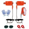 Xiholeruf Tree Climbing Spikes Kit, Tree Climbing Gear, Adjustable Arborist