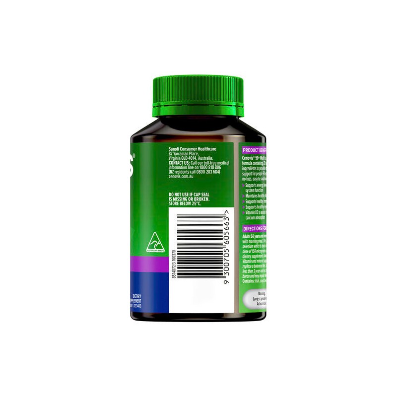 Cenovis 50+ Once Daily Multi 50 Capsules