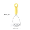 Green Manual Silicone Potato Masher,Mini Potato Masher Fruit and Vegetable