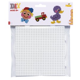 Hama Beads Square & Round Pegboard Set, for 3 years to 99 years